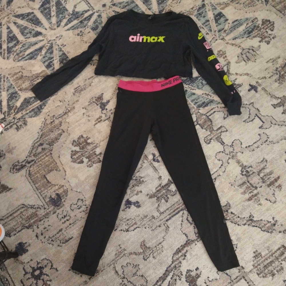 Nike Bundle@Crop Top+legging